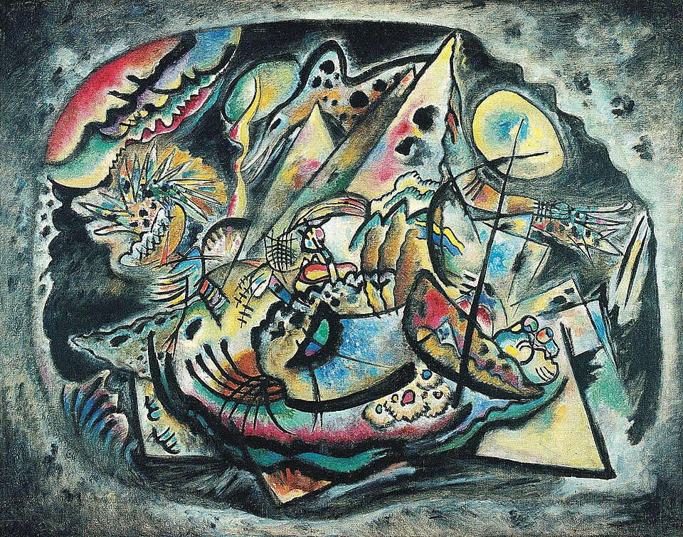 Wassily Kandinsky Improvisation No. 217. The Gray Oval - Hand Painted Oil Painting