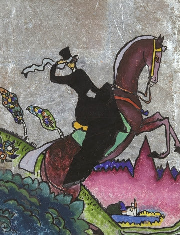 Wassily Kandinsky A Riding Amazon - Hand Painted Oil Painting