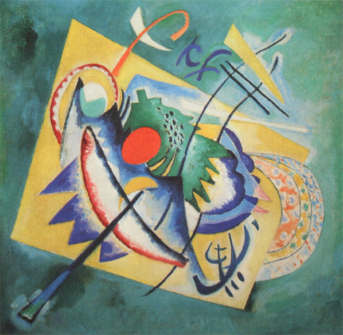 Wassily Kandinsky Red Oval - Hand Painted Oil Painting