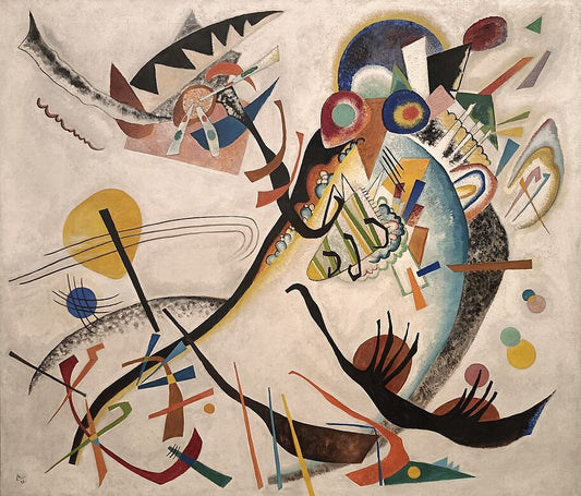 Wassily Kandinsky Blue Segment - Hand Painted Oil Painting