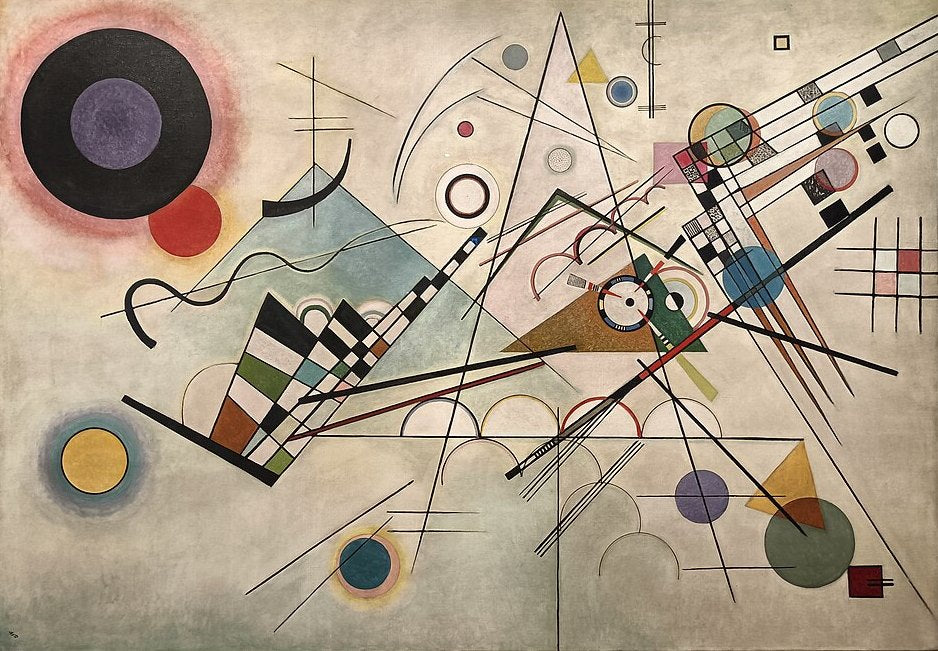 Wassily Kandinsky Composition VIII - Hand Painted Oil Painting