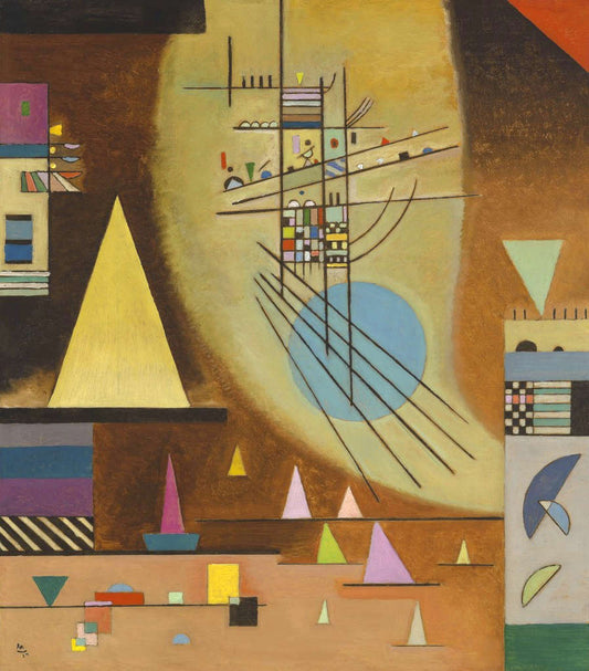 Wassily Kandinsky Fall Silent - Hand Painted Oil Painting