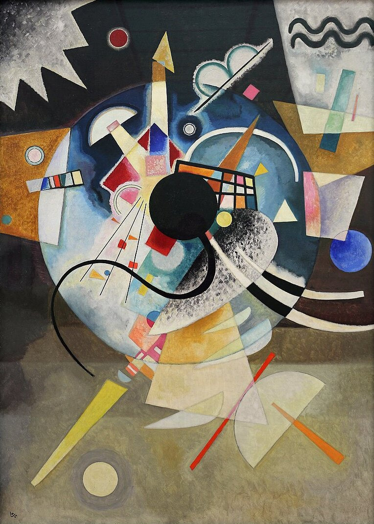 Wassily Kandinsky A Centre - Hand Painted Oil Painting