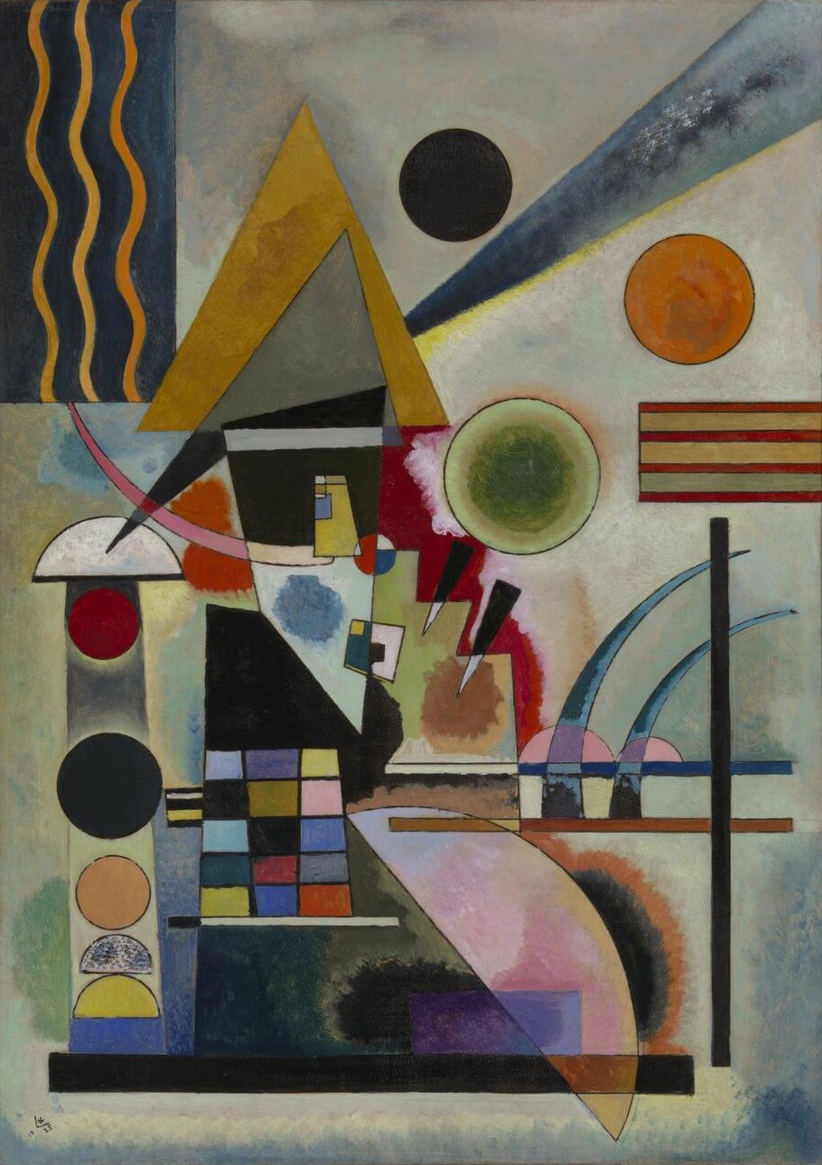 Wassily Kandinsky Swinging - Hand Painted Oil Painting