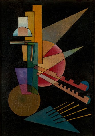 Wassily Kandinsky Abstract Interpretation - Hand Painted Oil Painting