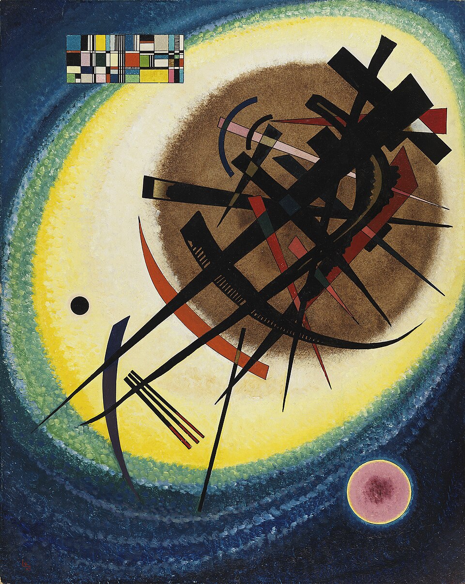 Wassily Kandinsky In the Bright Oval - Hand Painted Oil Painting