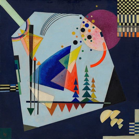 Wassily Kandinsky Three Sounds - Hand Painted Oil Painting