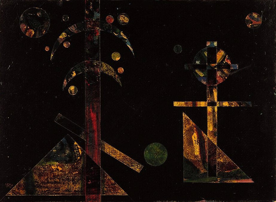 Wassily Kandinsky To Nina for Christmas - Hand Painted Oil Painting