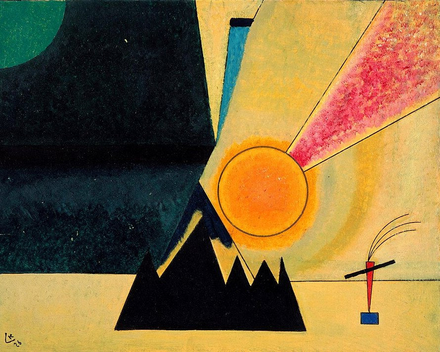 Wassily Kandinsky Development - Hand Painted Oil Painting
