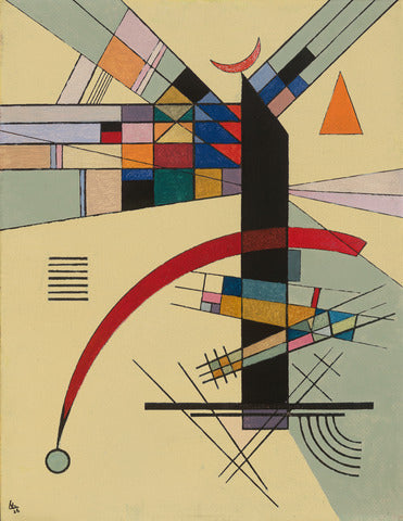 Wassily Kandinsky Small Yellow - Hand Painted Oil Painting