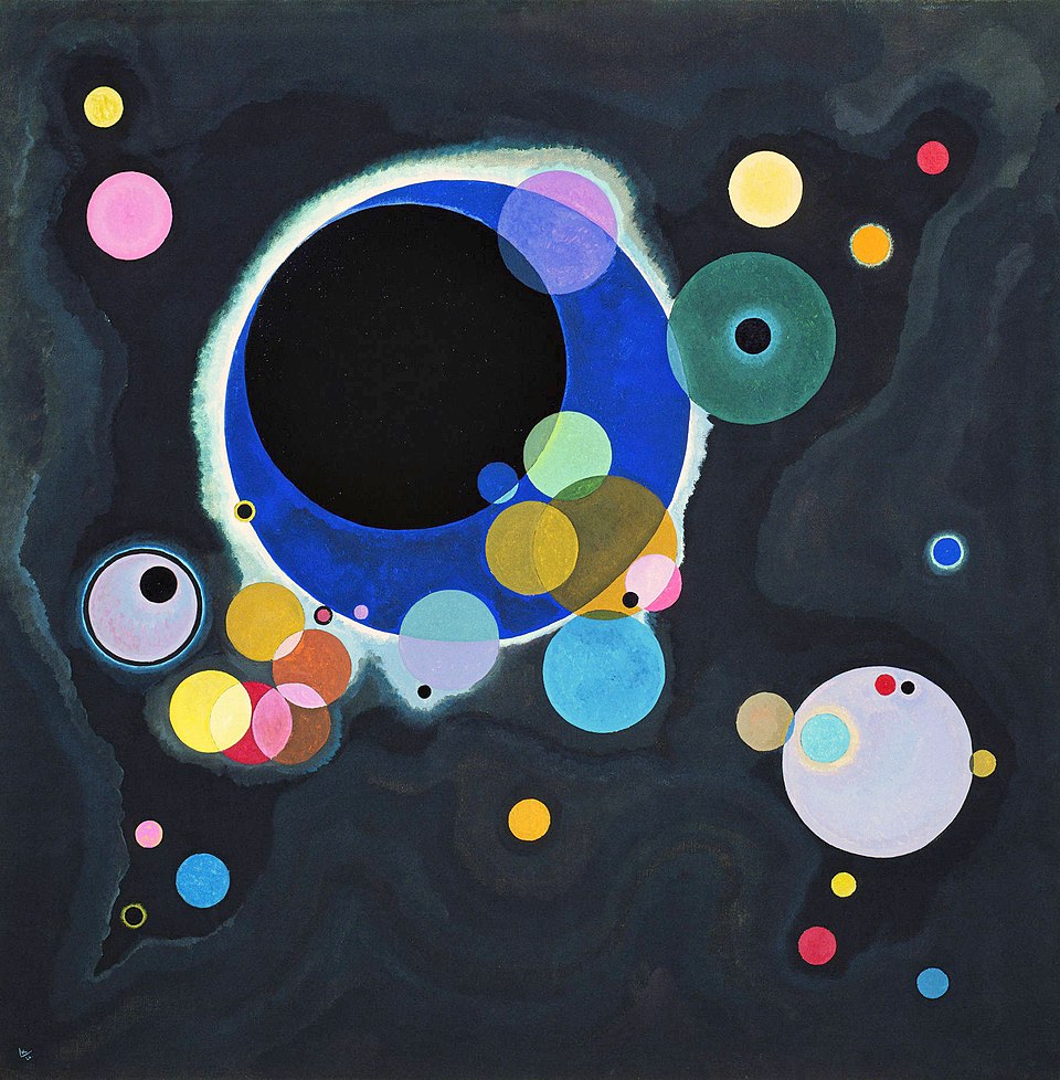 Wassily Kandinsky Several Circles - Hand Painted Oil Painting