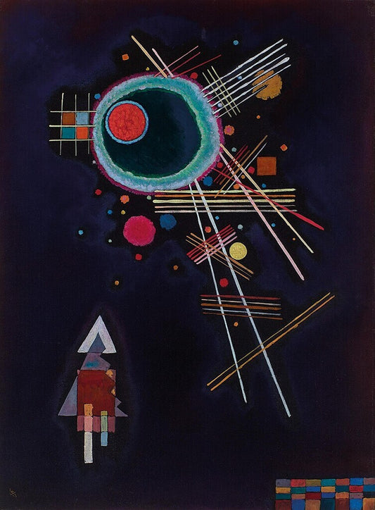 Wassily Kandinsky Rays - Hand Painted Oil Painting