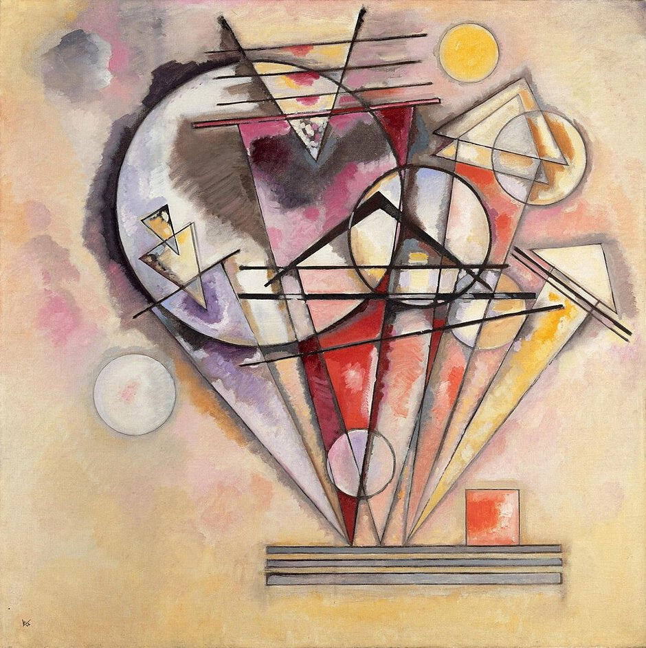 Wassily Kandinsky On the Points - Hand Painted Oil Painting