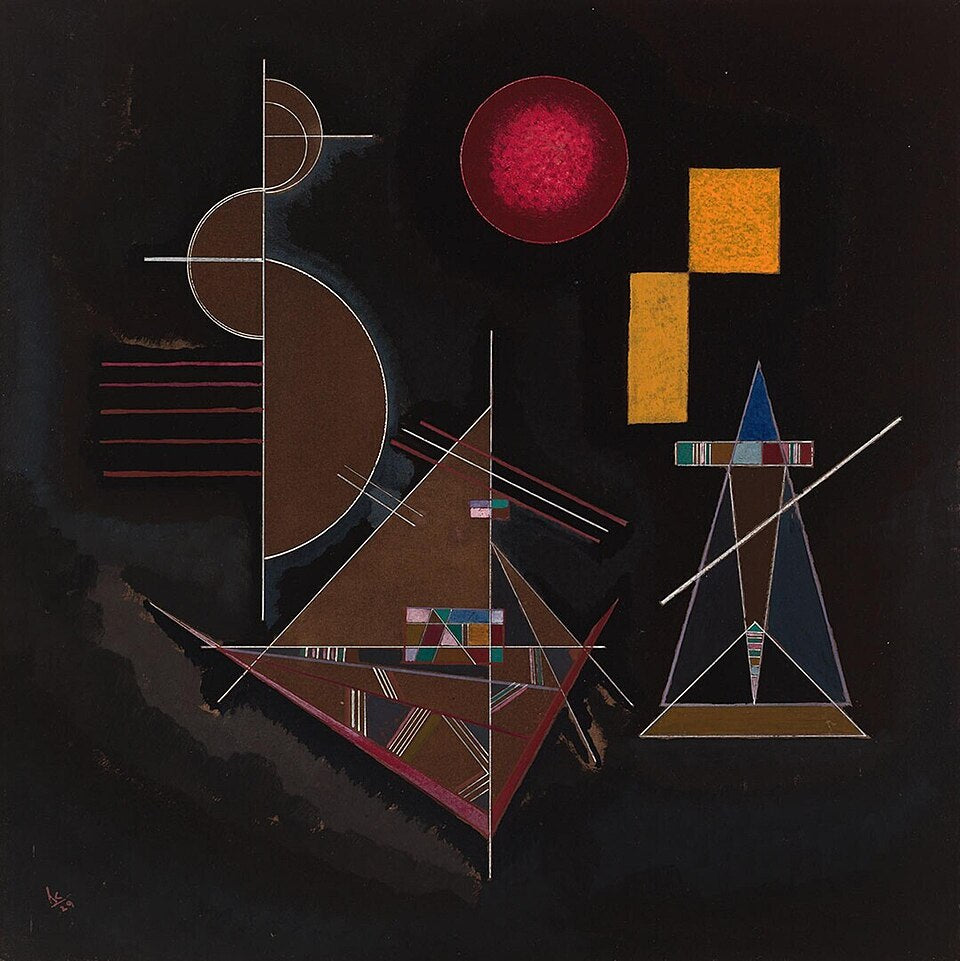 Wassily Kandinsky Light in Heavy - Hand Painted Oil Painting