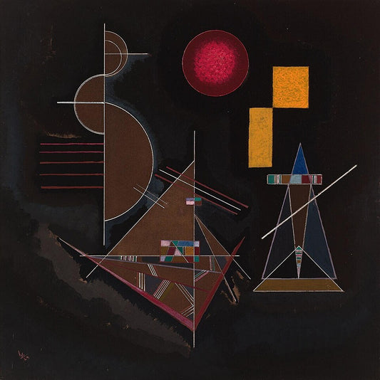 Wassily Kandinsky Light in Heavy - Hand Painted Oil Painting