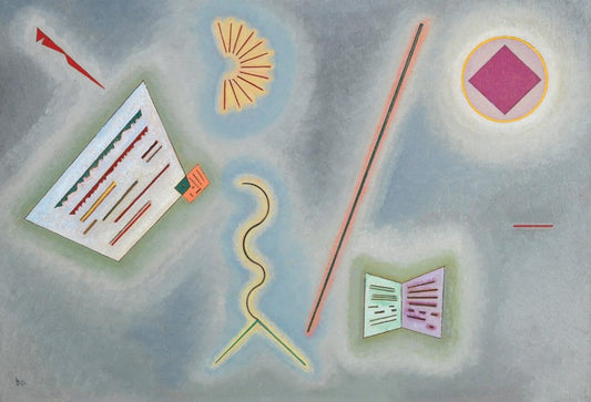 Wassily Kandinsky Flachen und Linien - Surfaces and Lines - Hand Painted Oil Painting