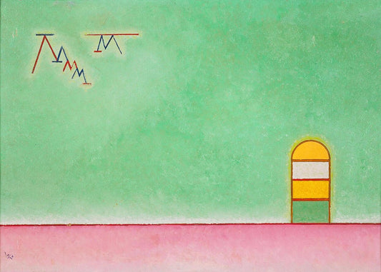 Wassily Kandinsky Green Void - Hand Painted Oil Painting