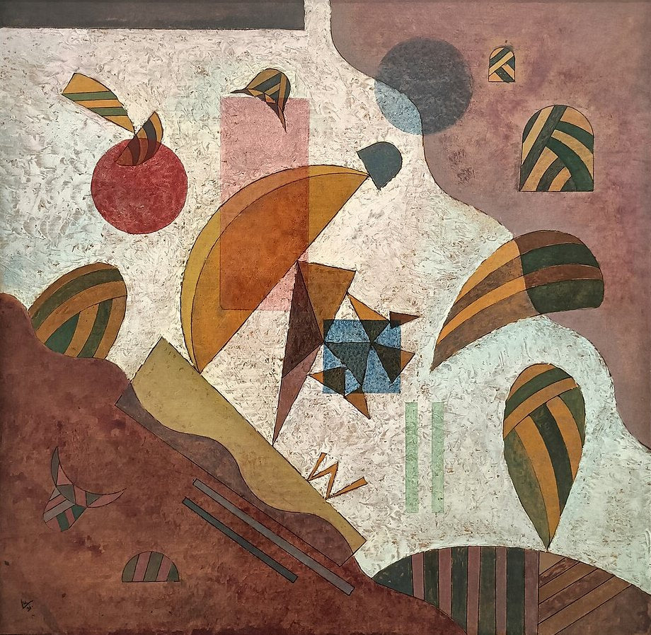 Wassily Kandinsky Inclination - Hand Painted Oil Painting