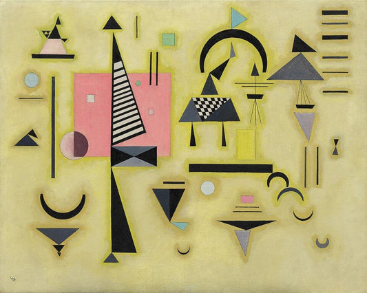 Wassily Kandinsky Decisive Rose - Hand Painted Oil Painting