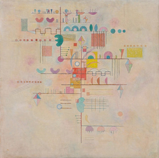 Wassily Kandinsky Graceful Ascent - Hand Painted Oil Painting