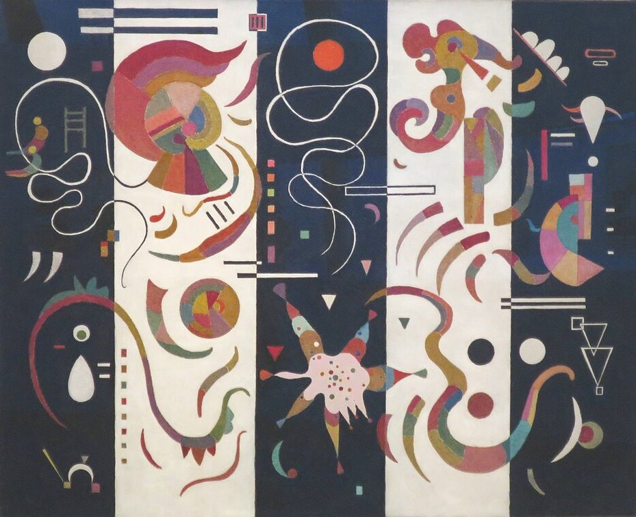 Wassily Kandinsky Striped - Hand Painted Oil Painting