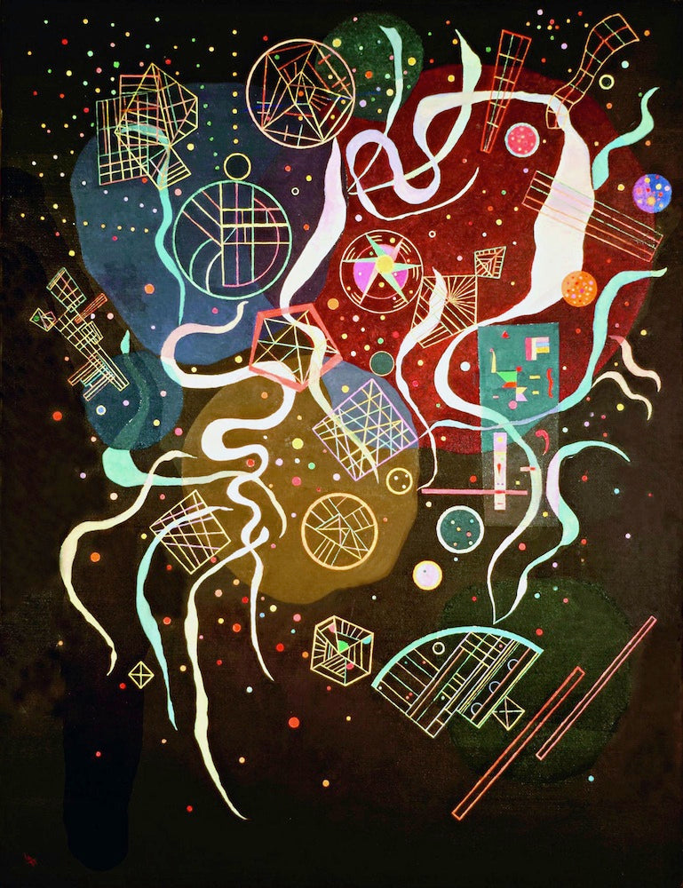 Wassily Kandinsky Movement I - Hand Painted Oil Painting