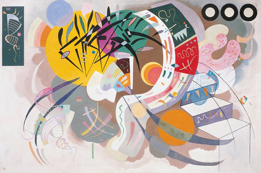 Wassily Kandinsky Dominant Curve - Hand Painted Oil Painting