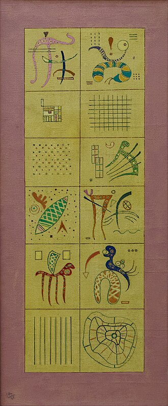 Wassily Kandinsky Sweet Trifles - Hand Painted Oil Painting