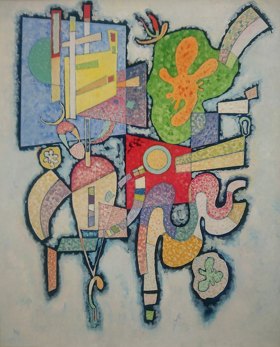 Wassily Kandinsky Complex-Simple - Hand Painted Oil Painting