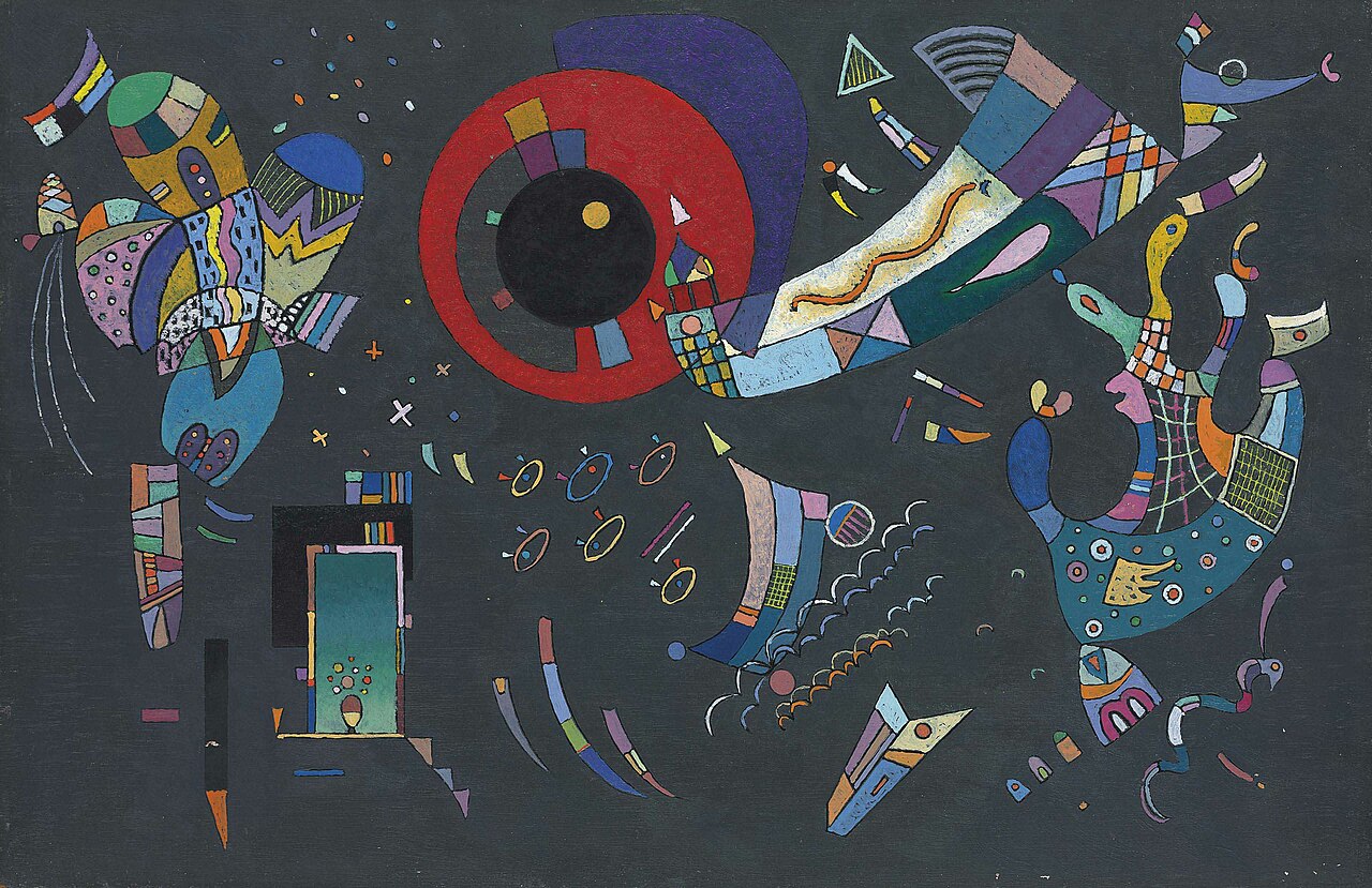 Wassily Kandinsky Around the Circle - Hand Painted Oil Painting