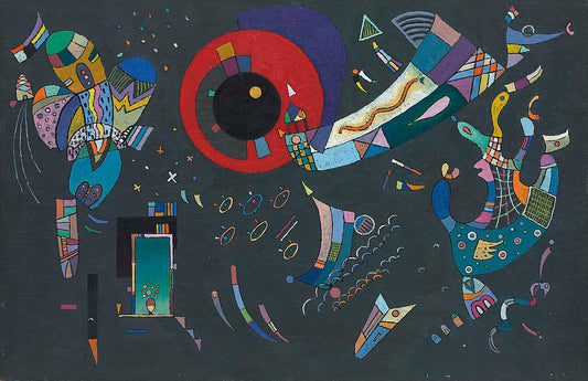 Wassily Kandinsky Around the Circle - Hand Painted Oil Painting