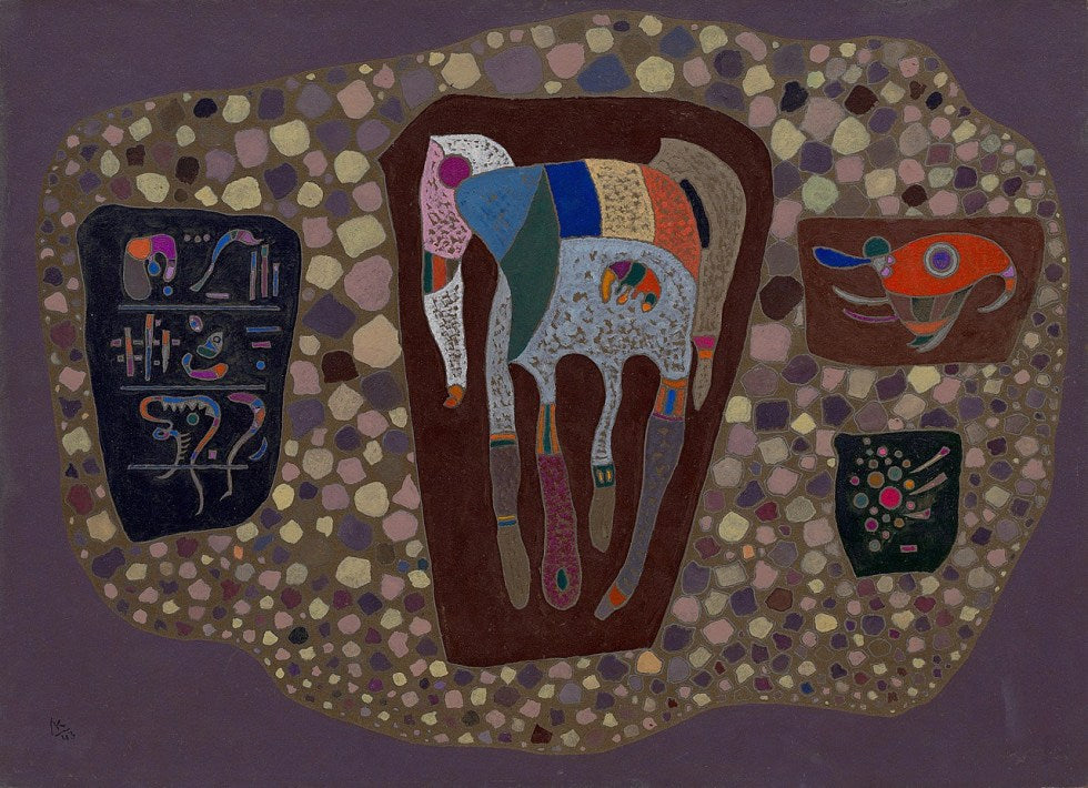 Wassily Kandinsky Fragments - Hand Painted Oil Painting