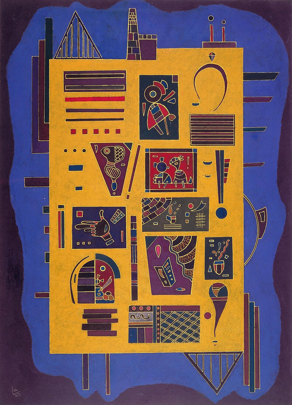 Wassily Kandinsky Conglomerate - Hand Painted Oil Painting