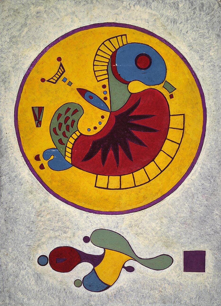 Wassily Kandinsky Untitled 1944 - Hand Painted Oil Painting