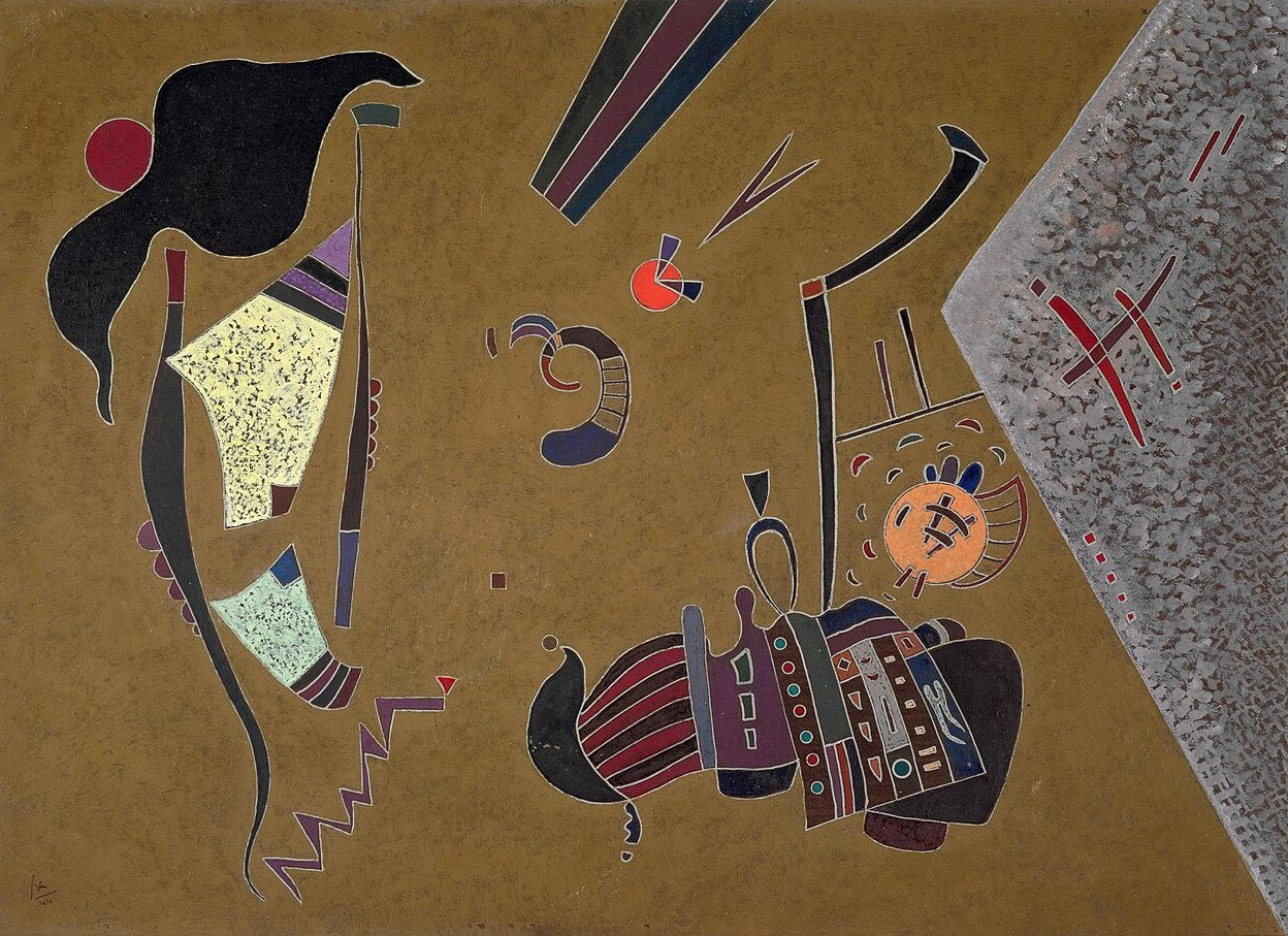Wassily Kandinsky The Little Red Circle - Hand Painted Oil Painting
