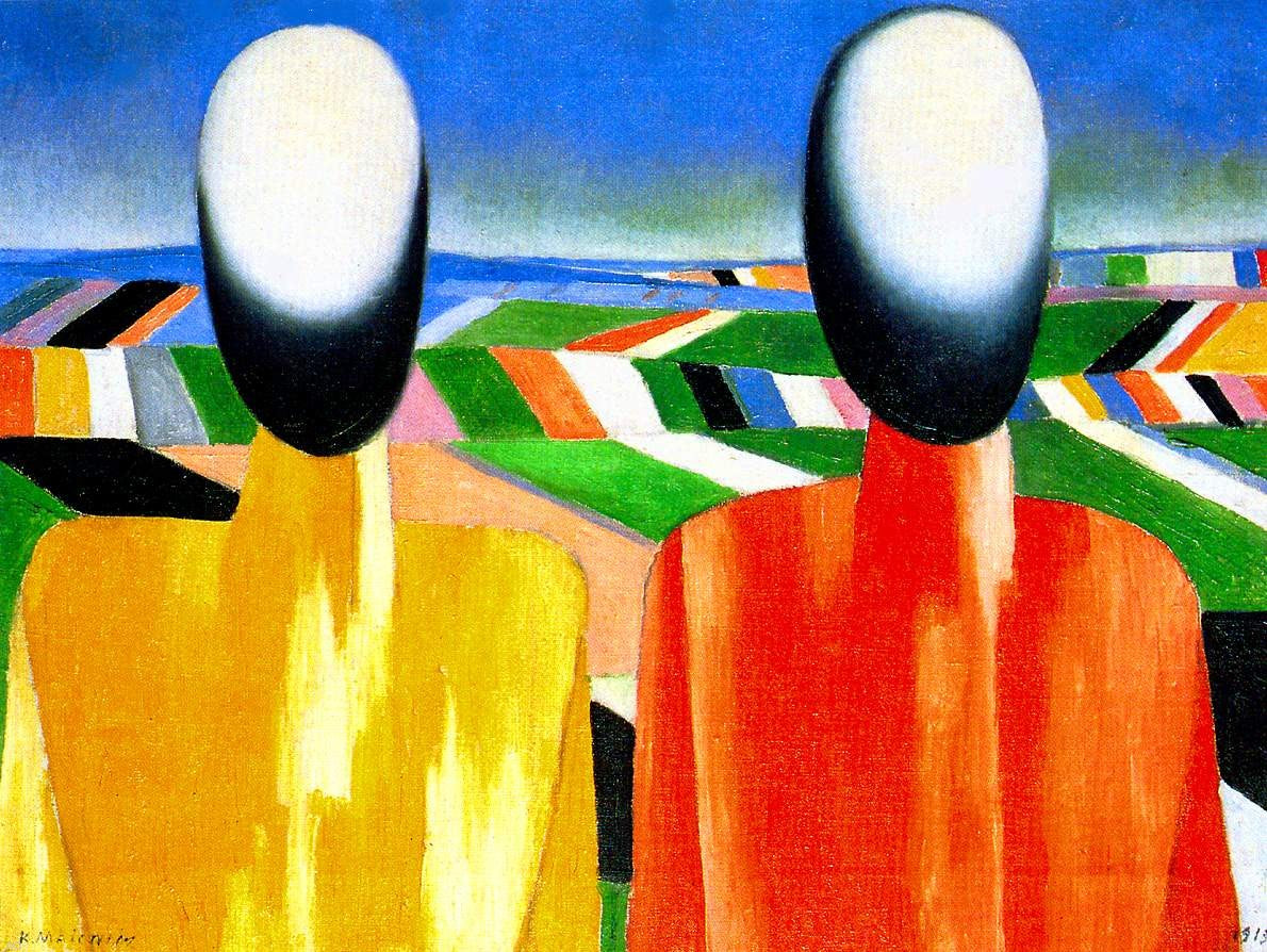  Kazimir Malevich Peasants - Hand Painted Oil Painting