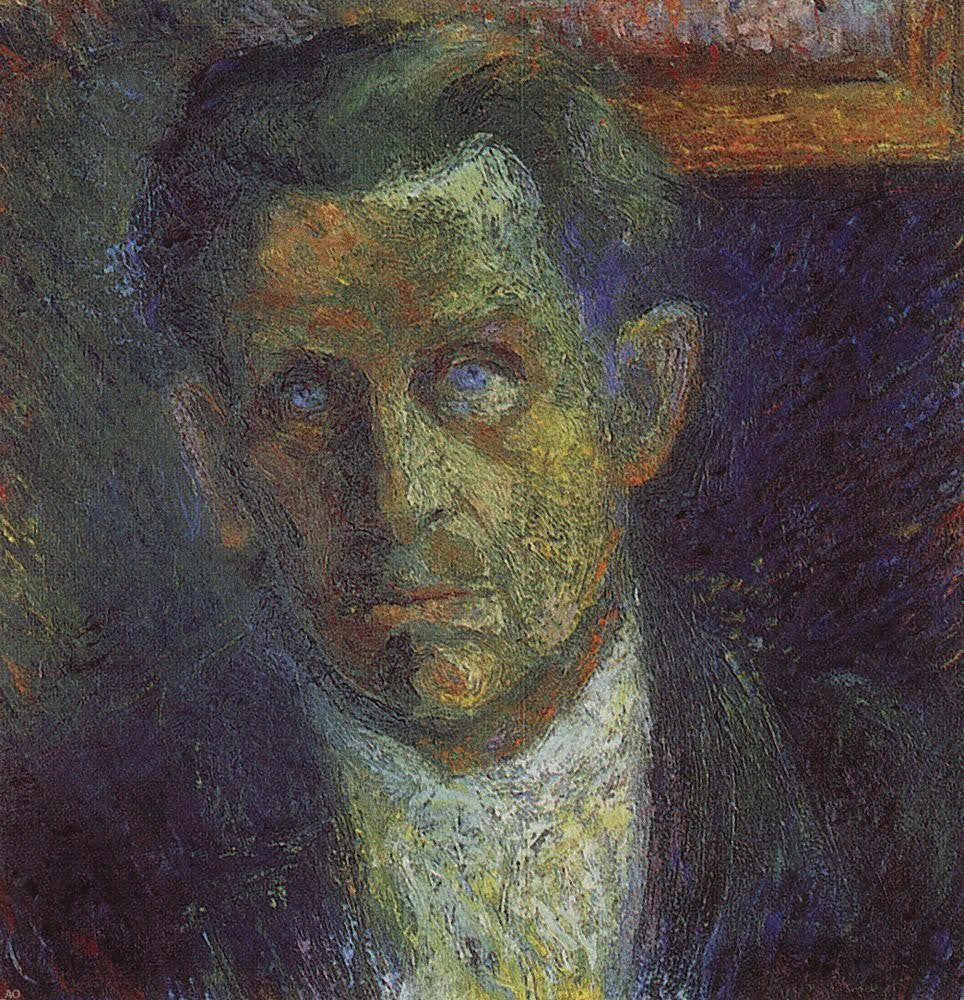  Kazimir Malevich Portrait of Ivan Kliun - Hand Painted Oil Painting