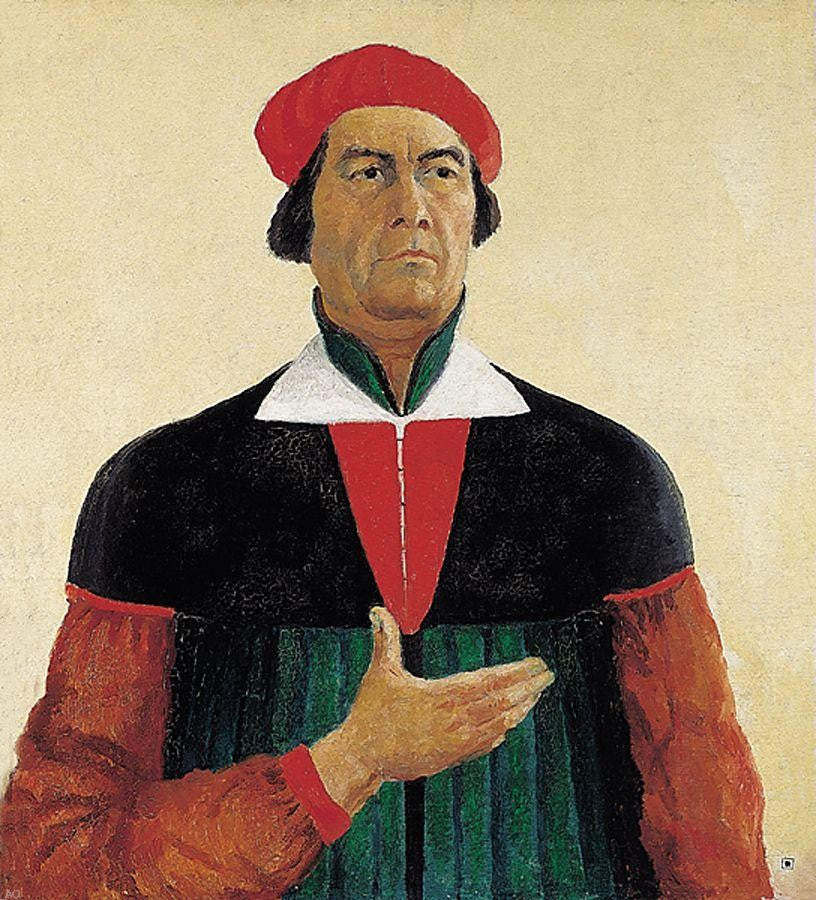  Kazimir Malevich Self Portrait - Hand Painted Oil Painting