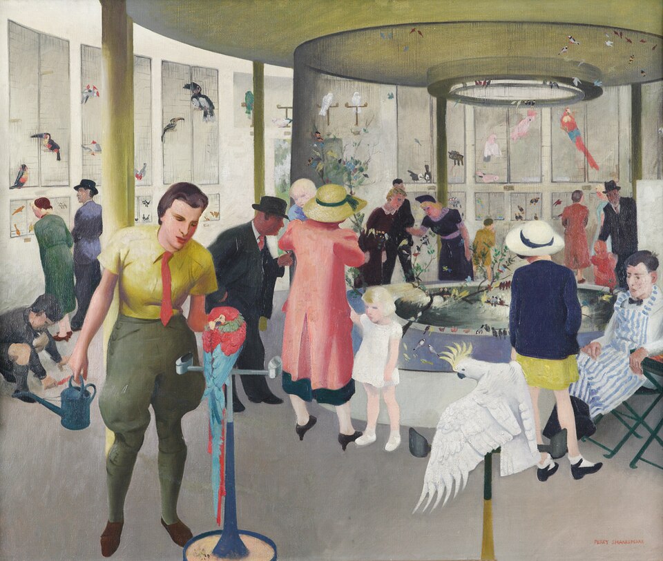 Percy Shakespeare The Bird House - Hand Painted Oil Painting