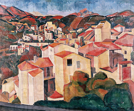 Andre Derain View of Cagnes - Hand Painted Oil Painting