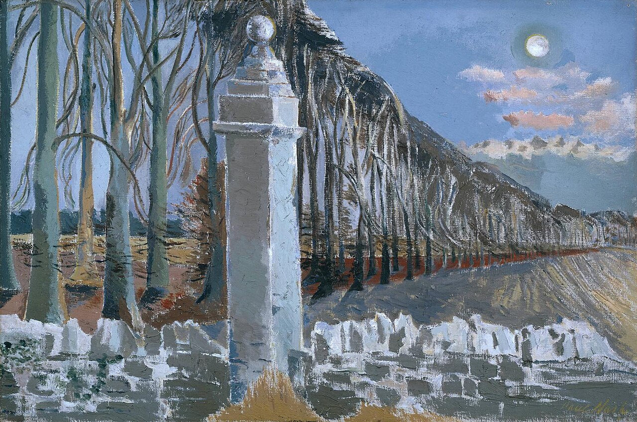 Paul Nash Pillar and Moon - Hand Painted Oil Painting