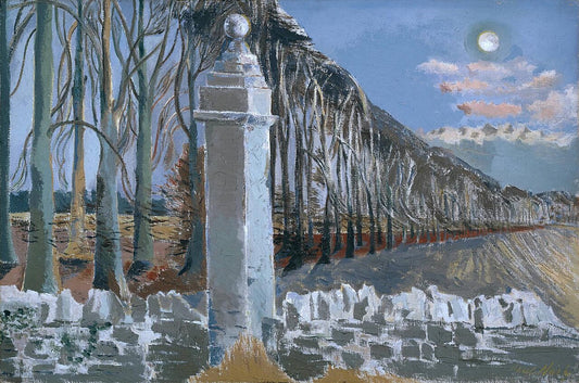 Paul Nash Pillar and Moon - Hand Painted Oil Painting