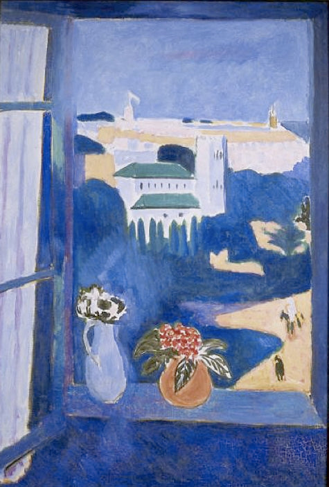 Henri Matisse Window at Tangier, Landscape viewed from a window, Tangiers - Hand Painted Oil Painting