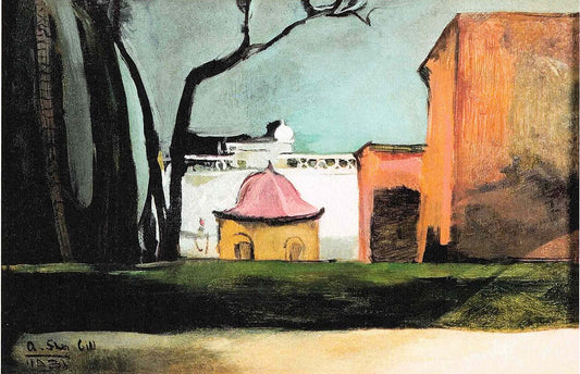 Amrita Sher-Gil View from Majithia House - Hand Painted Oil Painting