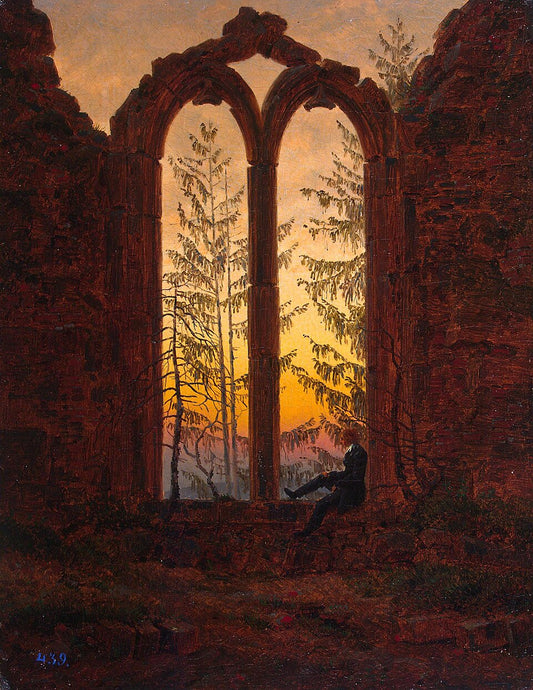 Caspar David Friedrich The Dreamer - Hand Painted Oil Painting