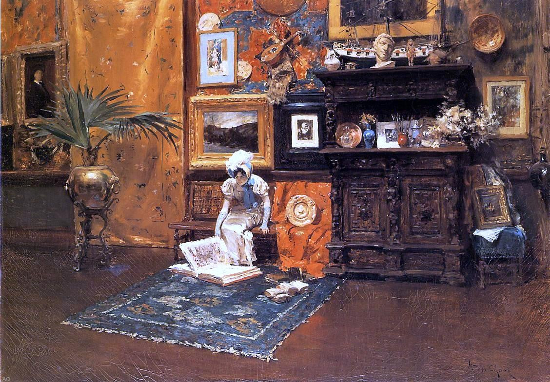  William Merritt Chase In the Studio - Hand Painted Oil Painting