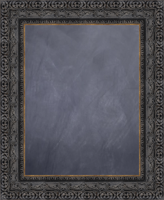 framed chalkboard