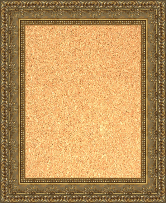 framed cork board
