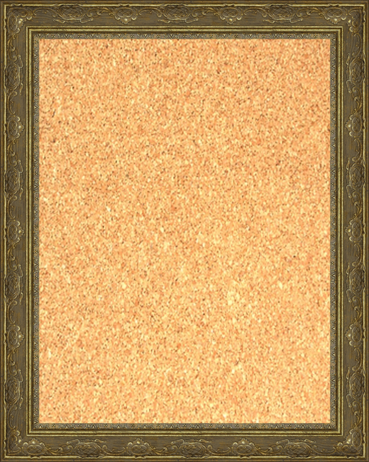 framed cork board