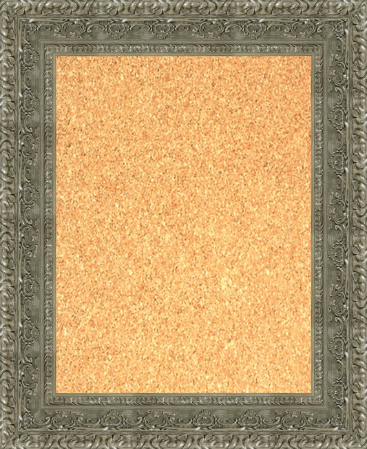 framed cork board
